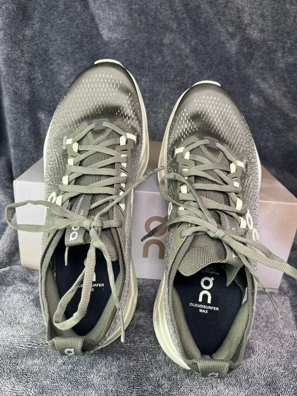 On Cloud Cloudsurfer Max Olive Seedling Men's Size 10 - Image 3