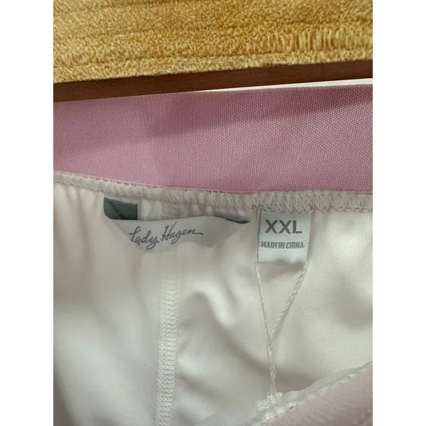 Lady Hagen Skort Womens XXL Pink Seashells Side Pleat Golf Tennis‎ WGH17447PRT - Image 6
