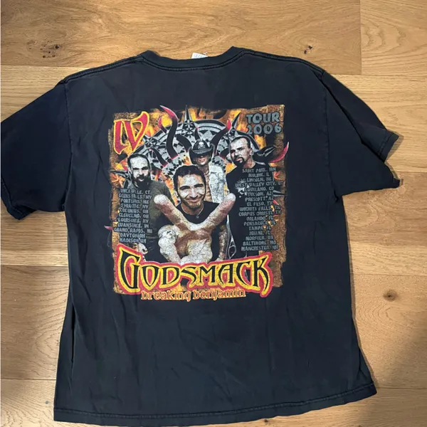 Rare Godsmack IV Breaking Benjamin 2006 tour t-shirt - Image 4