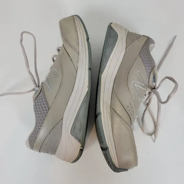 New Balance 928v3 Women's Shoes Rollbar 8D Gray Leather Lace Up Walking Sneakers - Image 7