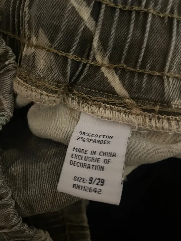 Camo cargo pants telepatía Green Size 29 - Image 2