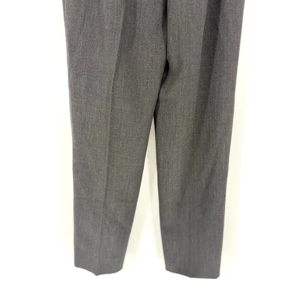 Lafayette‎ 148 New York Dress Pants 2 Charcoal Grey Wool High Waist Straight Leg - Image 10