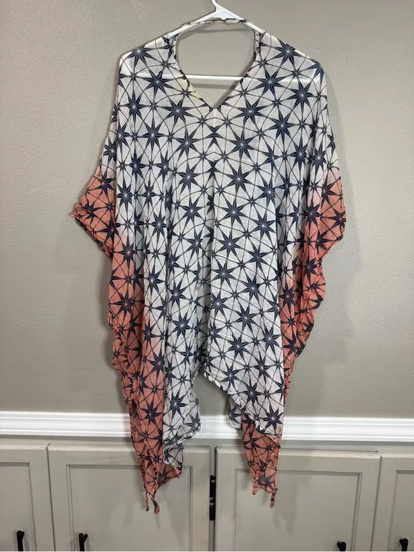 Roberta Roller Rabbit Slate Beach Shrug - Image 4