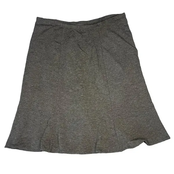 Express Women's Small Gray A‎ Line Short High-Waisted Skirt - Image 3