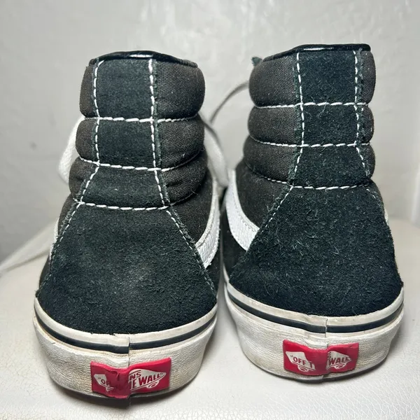 Vans Sk8-Hi Black Sneakers Women's High Top Skate Shoes Classic Style Size 8‎ - Image 5