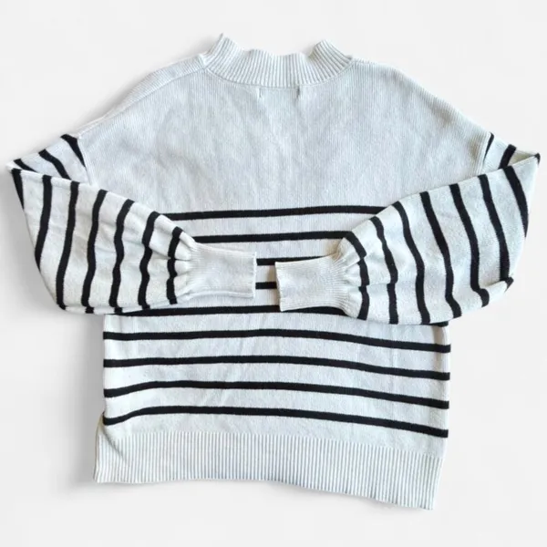 Zesica Women's Striped Knit Sweater - Image 10