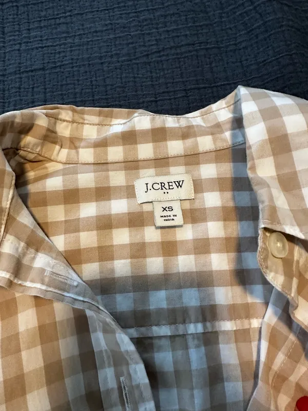 J.Crew Button Down Shirt Plaid - Image 3