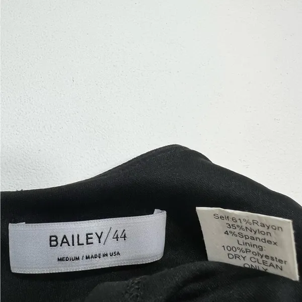 Bailey44 Sheath Midi Dress Sleeveless Cut Outs Zipper Lined Black Size Medium - Image 11