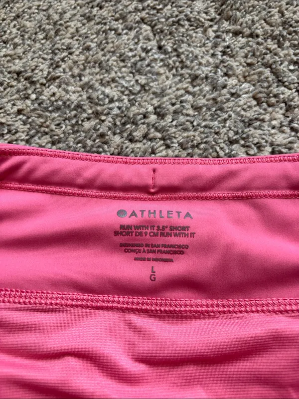 Athleta Run With It Shorts size large - Image 2