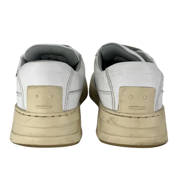 Acne Studios White Face Double Strap Low Top‎ Sneakers - Image 7