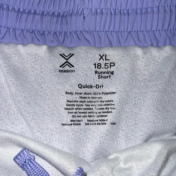 Xersion women‎ Light Purple Athletic Shorts Size XL - Image 2