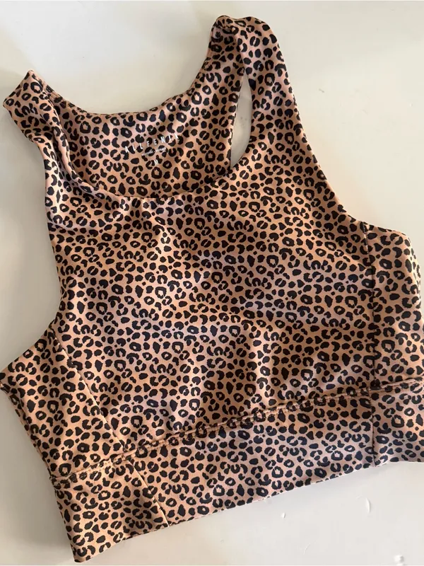 AllFenix Cheetah Sand Sports Bra. Size Medium - Image 2