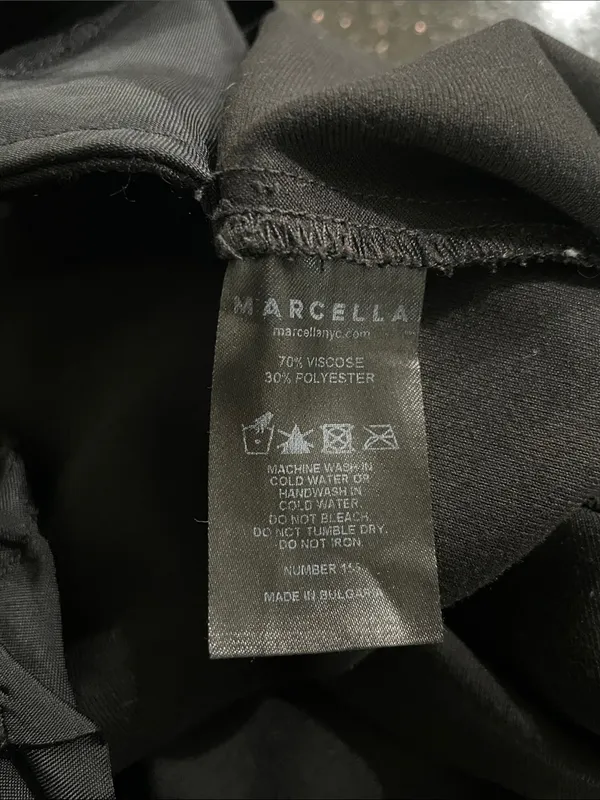 Marcella NYC Archie Trousers in Black 'One Design Five School Days' Size XS - Image 12