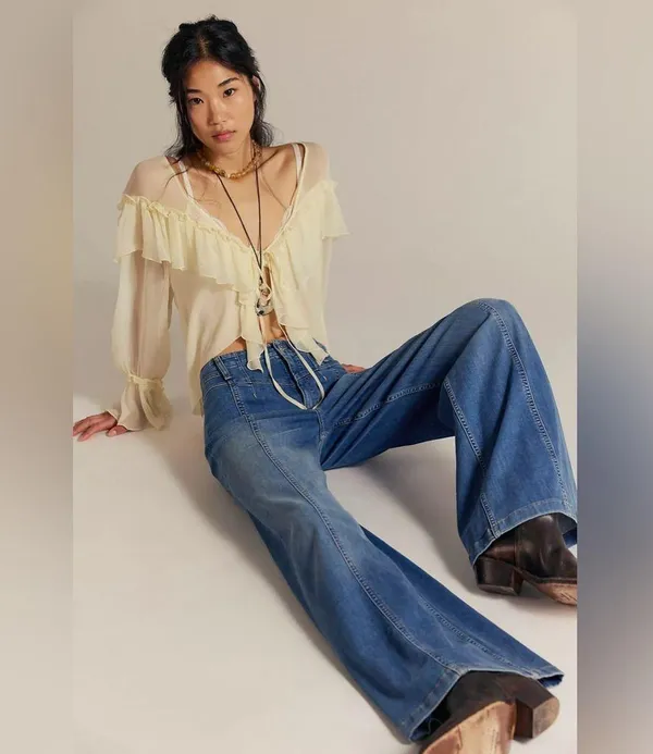 Free people We The Free Libre Wide-Leg Jeans - Image 4