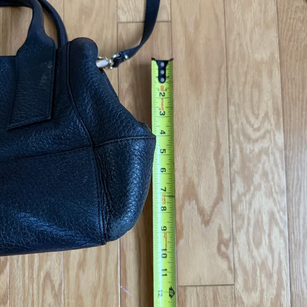 Kate Spade Southport Ave Sloan Black Leather Pebbled Handbag‎ Designer Purse - Image 11