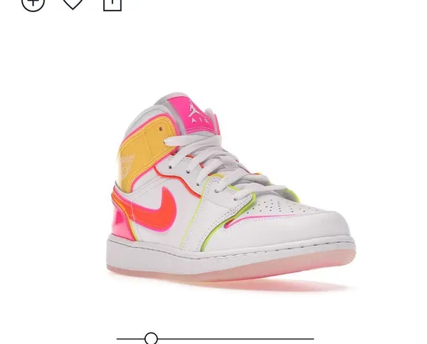 Nike Jordan 1 Mid Edge Glow - Image 2