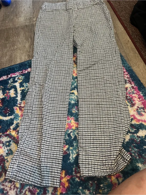 Free people plaid trousers xs - Image 7