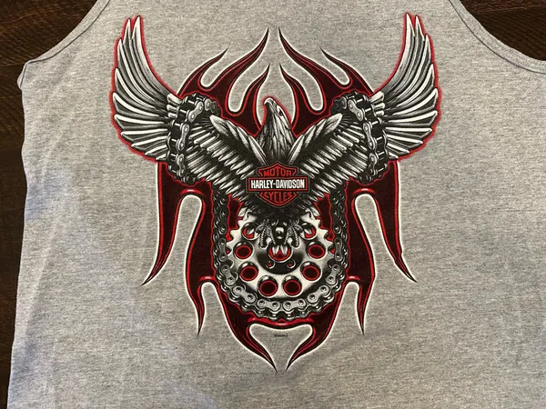 2004 Harley Davidson Men’s Tank Top-Milwaukee-Size Medium - Image 2