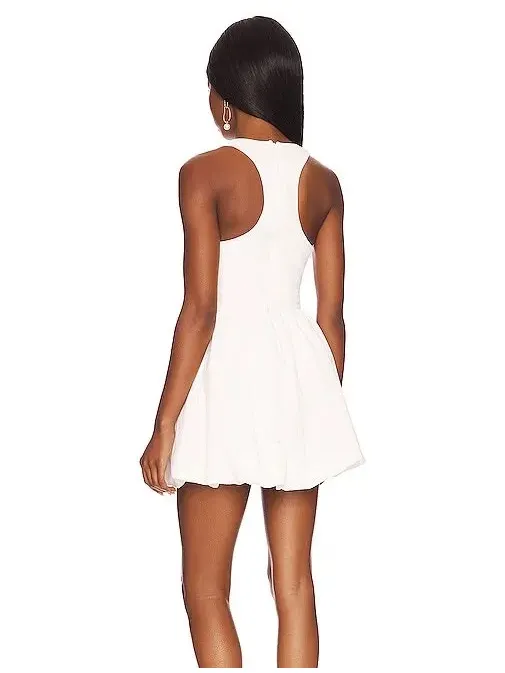 NEW NBD Armelle mini dress white bubble hem size XS - Image 2