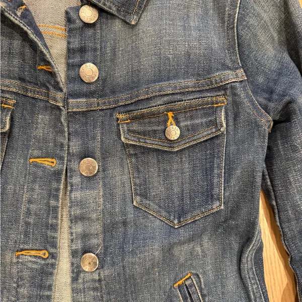 J. Crew Dark Blue Denim Jacket - Image 3