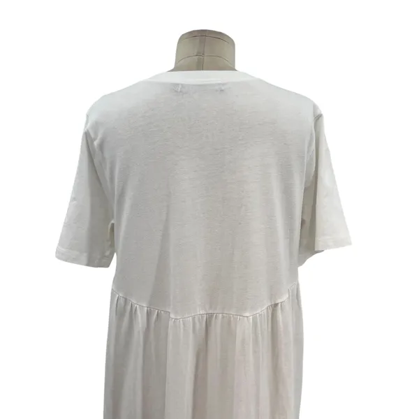 Tuckernuck Pomander‎ Place Zoe Maxi Tee Dress Short Sleeve White Size Medium - Image 10