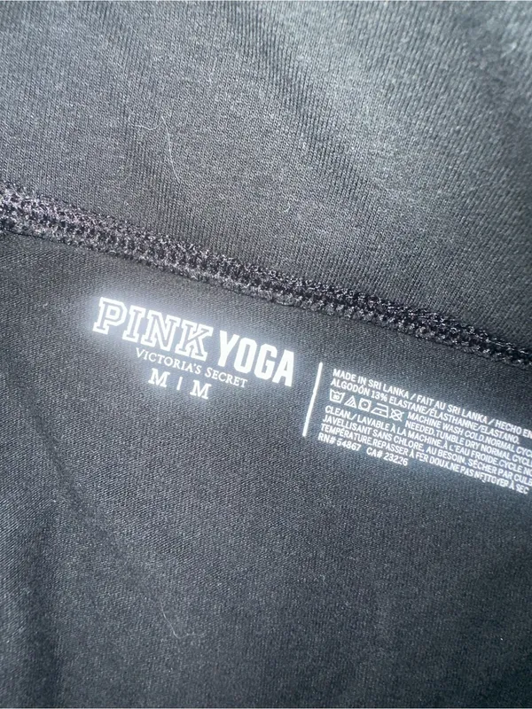 Y2K 2000s VS PINK Cropped Yoga Leggings! - Image 3