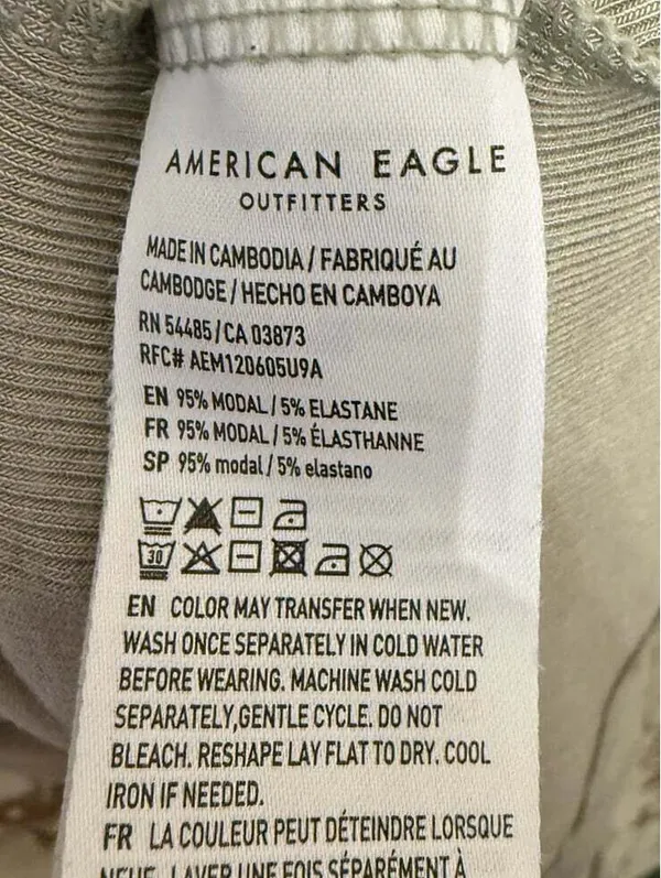 American Eagle Soft and Sexy Ribbed pocket Tee Size XS - Image 4