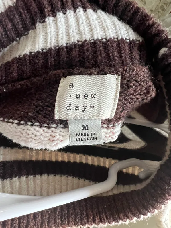 Target striped turtle neck sweater  - Image 3