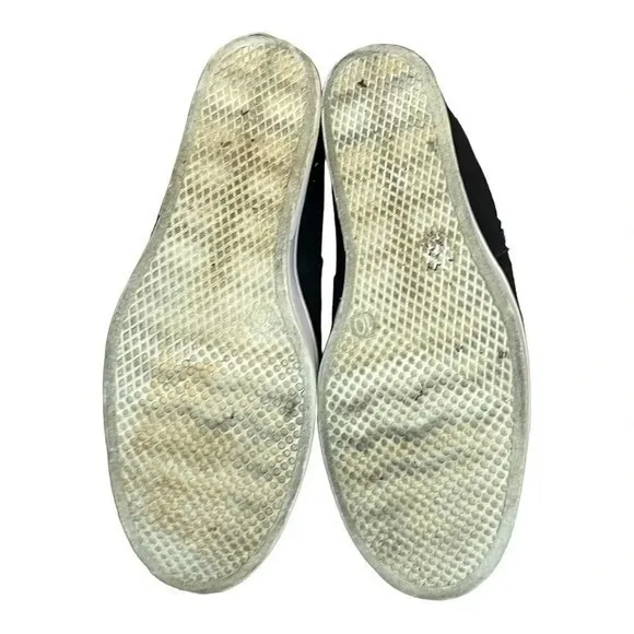 Serra Hidden Wedge Sneaker Women‎ Size 10 Black Faux Suede Zip Bootie Platform - Image 9