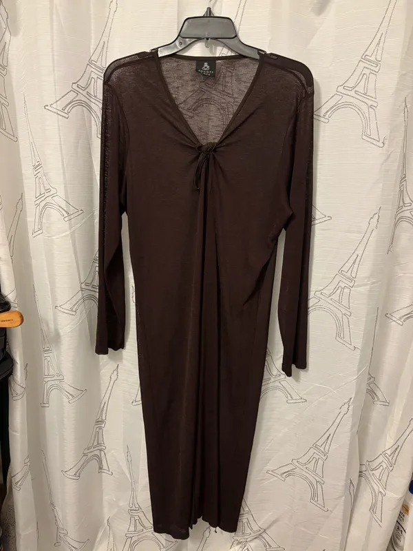 Cardigan knee Brown Size L - Image 2