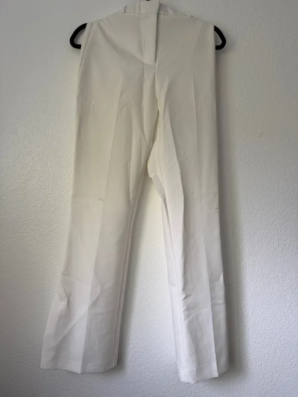 Zara White Dress Pants - Image 3