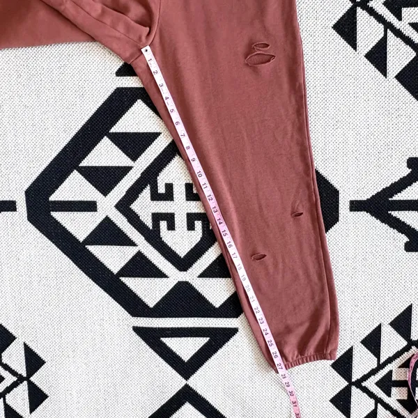 Aerie The Destroyed City Jogger in Brown-Rust Medium - Image 7