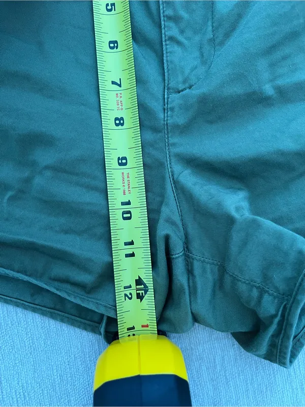 J. Crew Pull On Short in Lightweight Chino in Green Size Small - Image 7