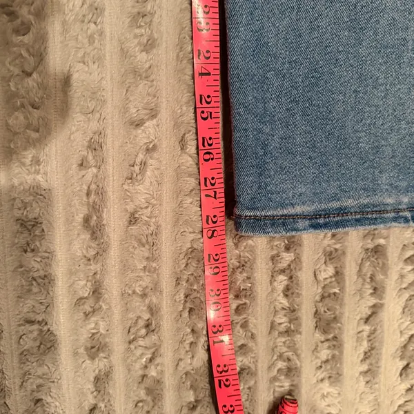 Altar'd State The Bestie Straight Leg Distressed‎ Jeans Blue Medium Wash 11/30 - Image 7