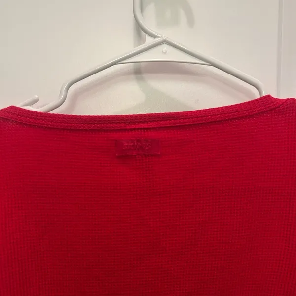 Skims Thermal Knit Henley Short Pajamas - Image 8