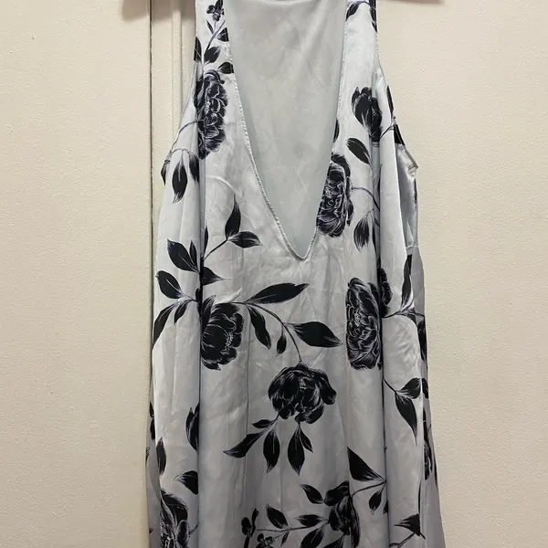 REVOLVE Show Me Your Mumu V-Right Back Mini Dress in Dusk to Dawn Large Silver - Image 6
