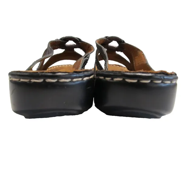 NaturalSoul by Naturalizer Sandals Women’s 7.5 Night Sky Pewter Slip‑On Comfort - Image 6