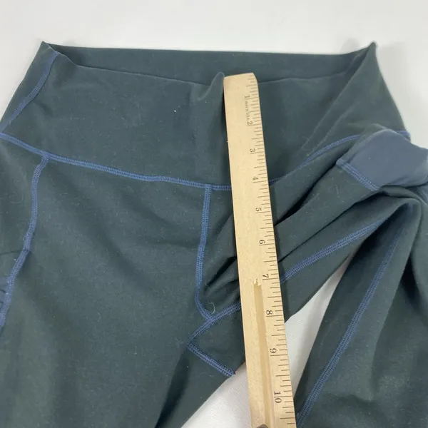 Fabletics Powerhold Leggings Womens Small Black Navy‎ High Rise Pocket - Image 4