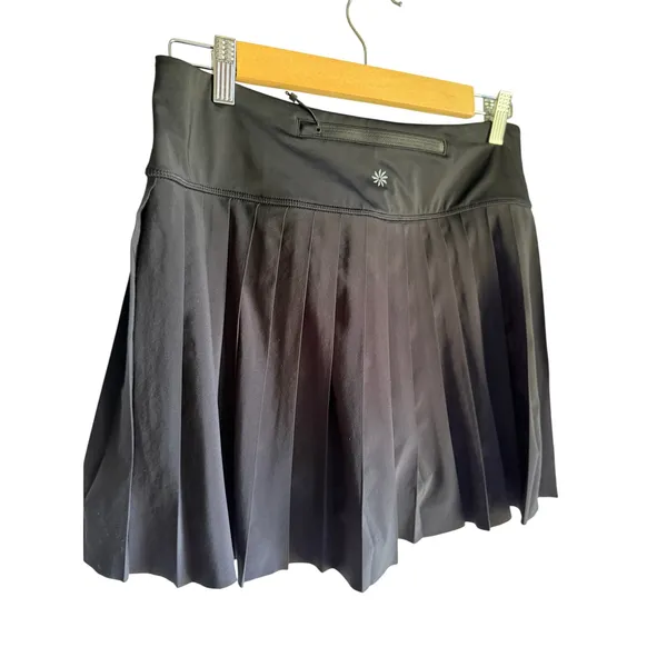 Athleta Elevate Pleated Golf Skort Black Size Small Athletic Tennis - Image 3