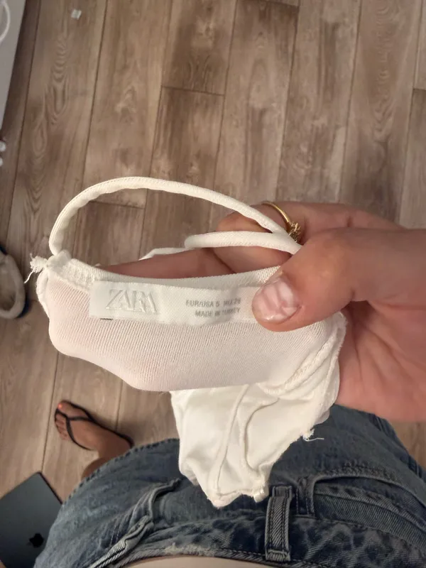 White ZARA Dress  - Image 3
