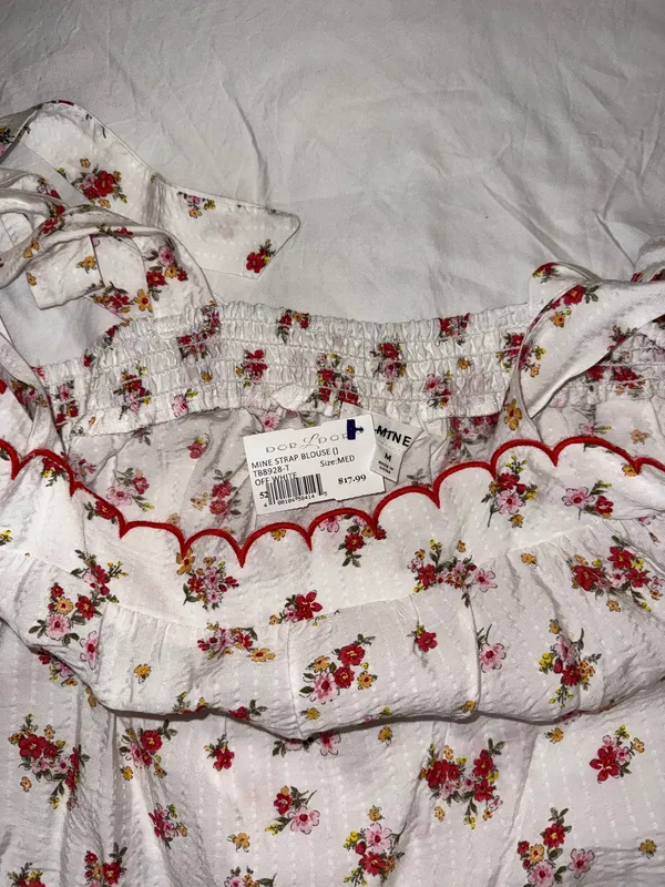 Blu Pepper Floral Scallop Top and Shorts - Image 4