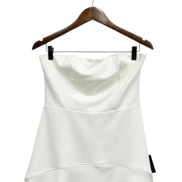 Lulus Compelling Style White Strapless Mini Dress size Large NWT - Image 6