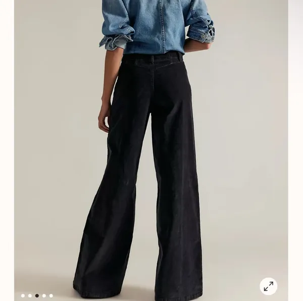 We The Free Libre Cord Wide-Leg Jeans size 26 - Image 2