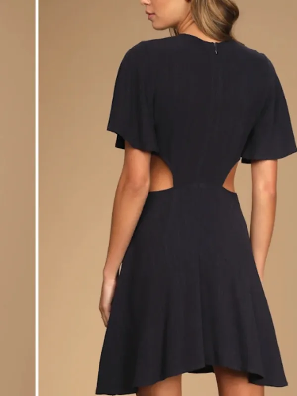 LULUS Flirty Vacation Resort Wear Casual Date Night Brunch Picnic Mini Dress - Image 4