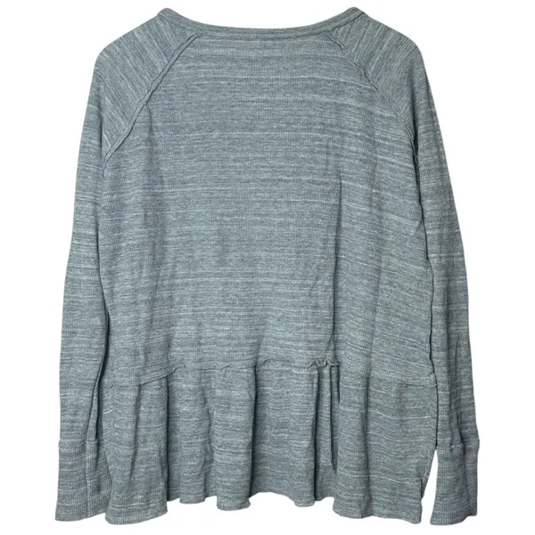 Free People We The Free Thermal Peplum Henley - Image 6