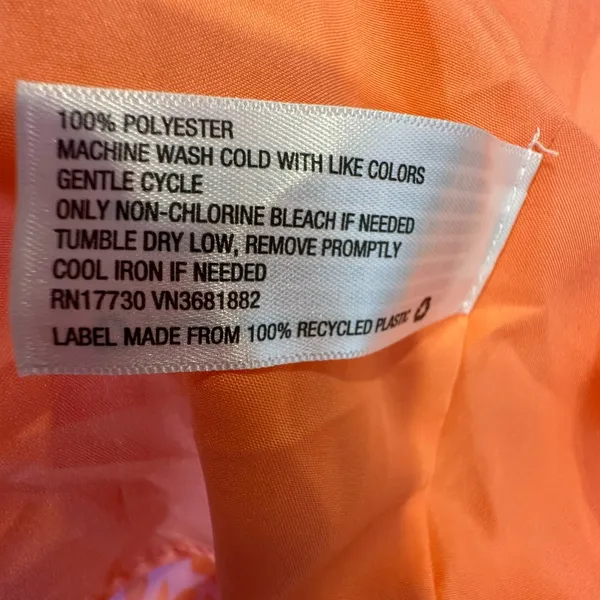 LILLY PULITZER Women's Size XL/TG‎ Mini Dress Coral Orange Pink Flounce Ruff - Image 10