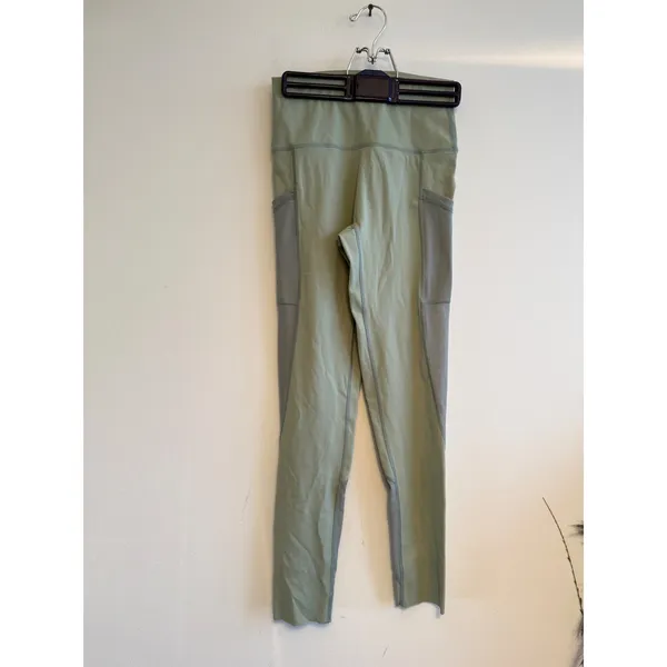 OFFLINE by Aerie‎ Goals 7/8 Legging High Rise Sage Green Mesh Pocket Medium - Image 2