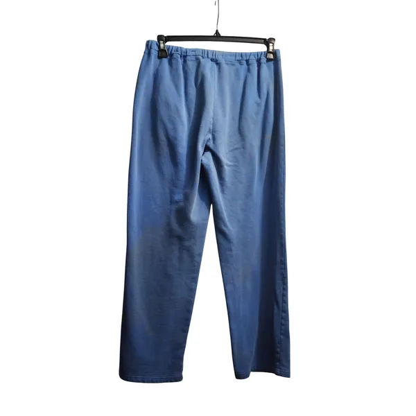 Kim Rogers Essentials Lounge‎ Pants Womens M Blue Cotton Blend Sweatpants - Image 2