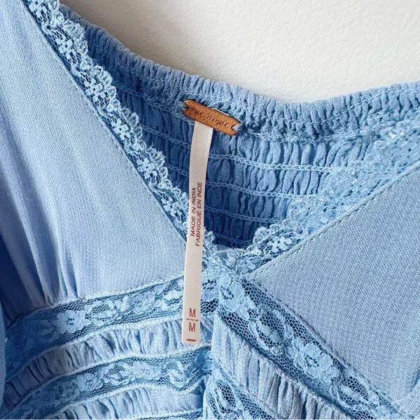 NWOT Free People Women’s Intimately x Revolve Kiki Slip in Chambray Blue - Image 11