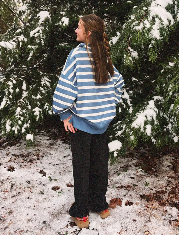 american eagle stripped sweater - Image 2